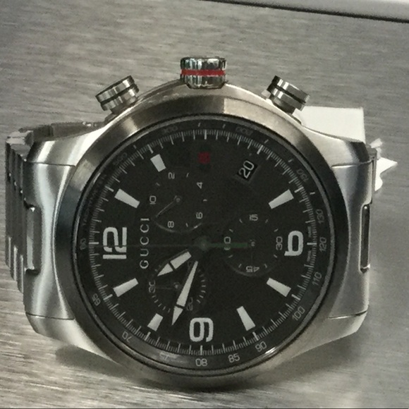 G-Timeless Grey Dial Steel Quartz Mens Watch - Picture 2 of 5